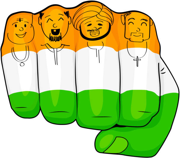 Unity In Diversity Stock Illustration - Download Image Now - India,  Republic Day, Culture of India - iStock