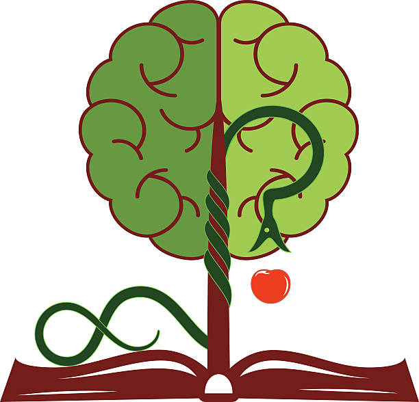 Tree of knowledge. vector art illustration