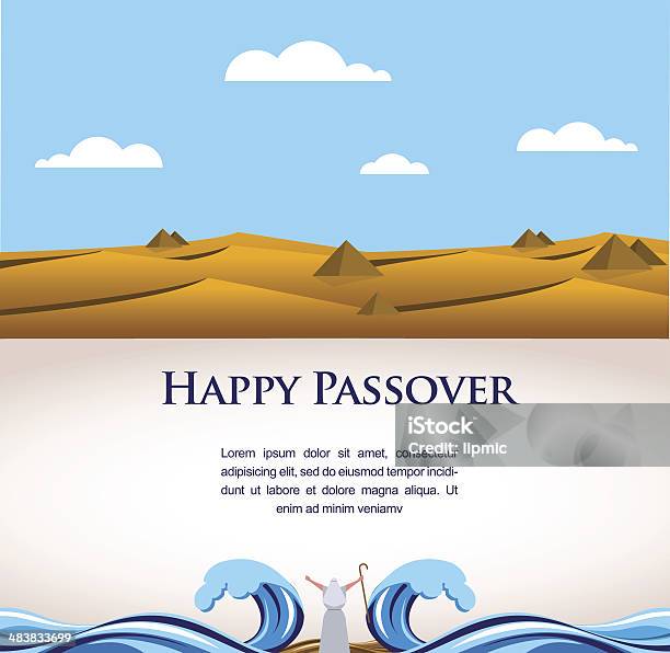 Felice Passover Fuori Degli Ebrei In Egitto - Immagini vettoriali stock e altre immagini di Giudaismo - Giudaismo, Pasqua ebraica, Schiavitù