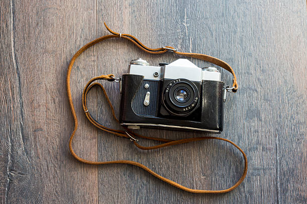 istock top view of retro camera 483833810