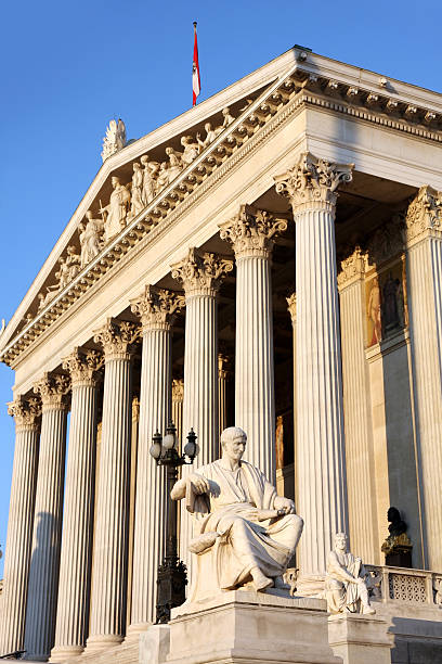 istock Austrian parliament in Vienna, Austria 483834445