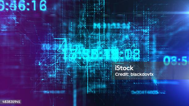 Digital Network Stock Photo - Download Image Now - Abstract, Backgrounds, Binary Code