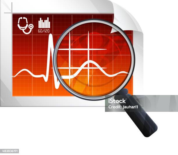 Monitorowanie Ekg - Stockowe grafiki wektorowe i więcej obrazów Badanie pulsu - Badanie pulsu, Fala radiowa, Graf