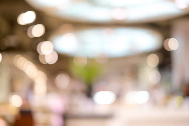 istock Blur background : Supermarket fruit shelf blur bokeh background 483836726