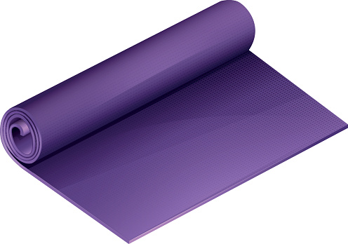 Rolling Mat Image Rolled Mat Stock Illustration - Download Image Now - Exercise Mat, 2015 ...