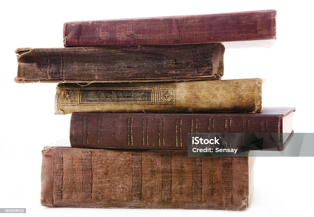 Vecchi libri - Foto stock royalty-free di Libro vecchio