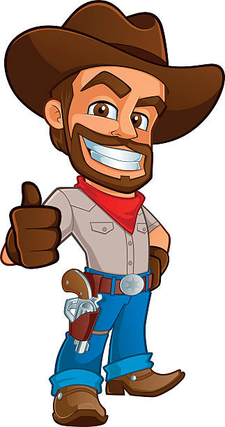ilustrações, clipart, desenhos animados e ícones de cowboy - cowboy hat hat country and western music wild west