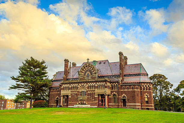 istock Gothic church in New England 483839828