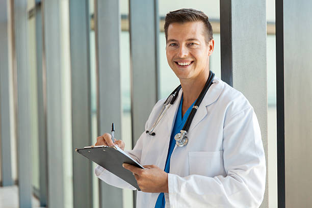 istock young healthcare worker in hospital 483843748