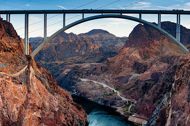 istock The Hoover Bridge from the Hoover Dam. 483845046