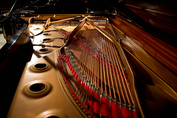 istock Concert Grand Piano Sound Board 483845588