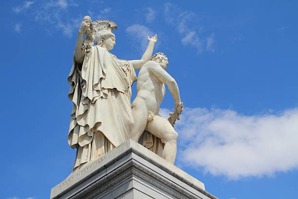 istock Statue of roman warriors in berlin 483849316
