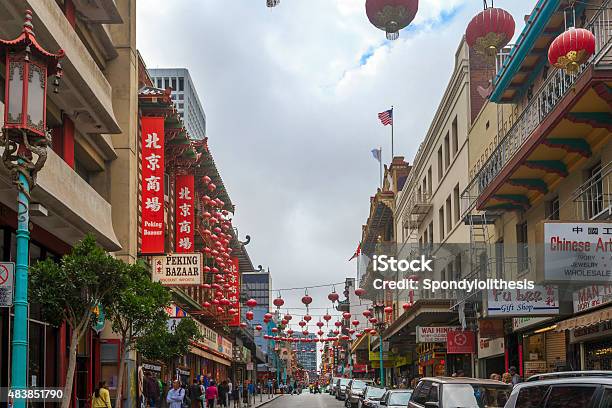 Chinatown In San Francisco California Stock Photo - Download Image Now - Chinatown, San Francisco - California, Chinese Culture