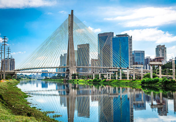 istock Estaiada Bridge in Sao Paulo, Brazil 483856414