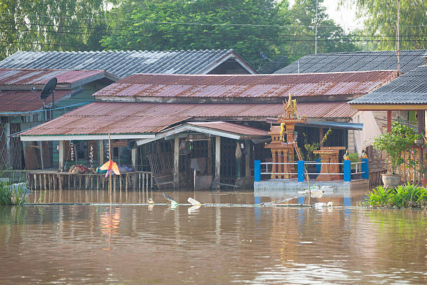 istock house flood in Thailand 483857139