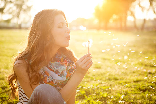 istock Woman enjoying the sun. 483858195