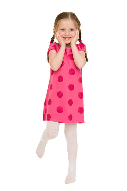 istock girl in a red dress on white 483858293