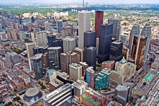 Toronto downtown, Aerial View