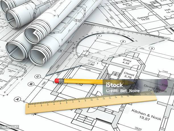 Drawingの概念設計図ドラフトツールです - 3Dのストックフォトや画像を多数ご用意 - 3D, アイデア, イラストレーション