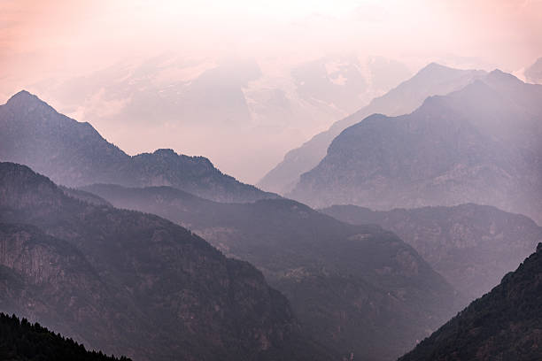 istock Italian Alps mountains misty landscape 483861710