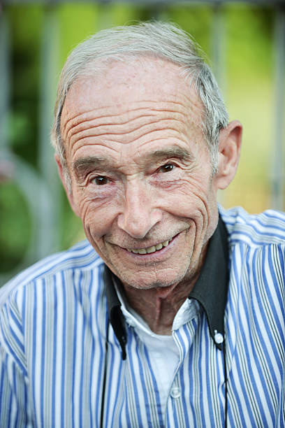 istock Portrait of a serene old man 483868944