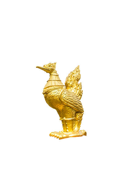 istock Thai golden swan statue 483869548