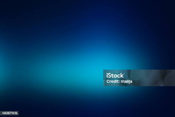 Blue Gradient Background Abstract Illustration Of Deep Water Stock Photo - Download Image Now
