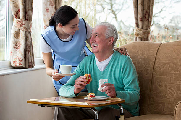 istock Senior Man Enjoying Afternoon Tea 483871757