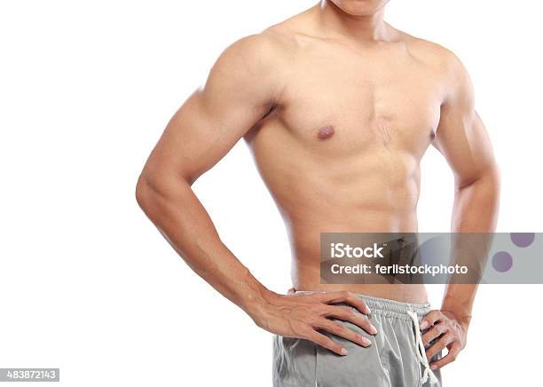 Asian Bodybuilders Stock Photo - Download Image Now - Men, Abdominal Muscle, Only Men