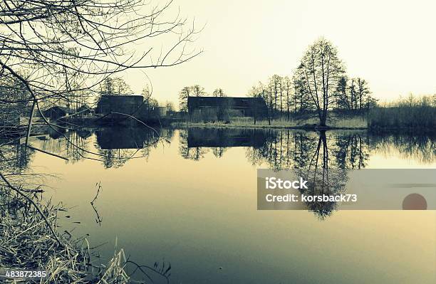 Calm Lake Stock Photo - Download Image Now - Built Structure, Horizontal, Lake