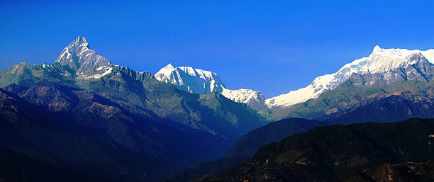 Himalaya ridge View of Himalaya ridge fron Nagarkot nagarkot photos stock pictures, royalty-free photos & images