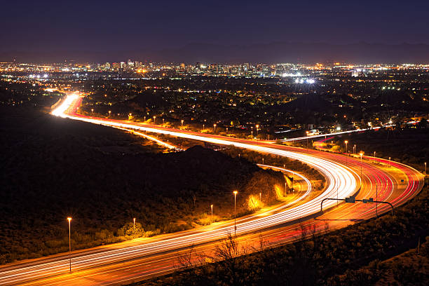 istock Phoenix, Arizona night cityscape (night version) 483873292