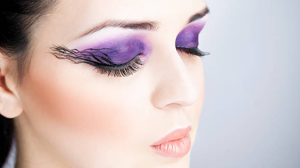 istock Make-up beautiful young woman close-up 483873528