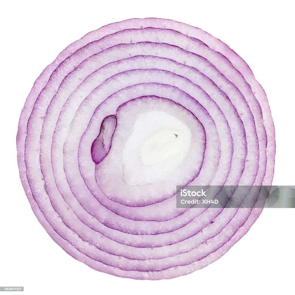 one half of onion onion on white backgrounds with extremity clipping paths Onion Stock Photo