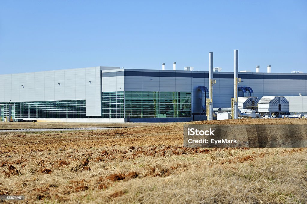 Moderno edifício Industrial - Foto de stock de Exterior royalty-free