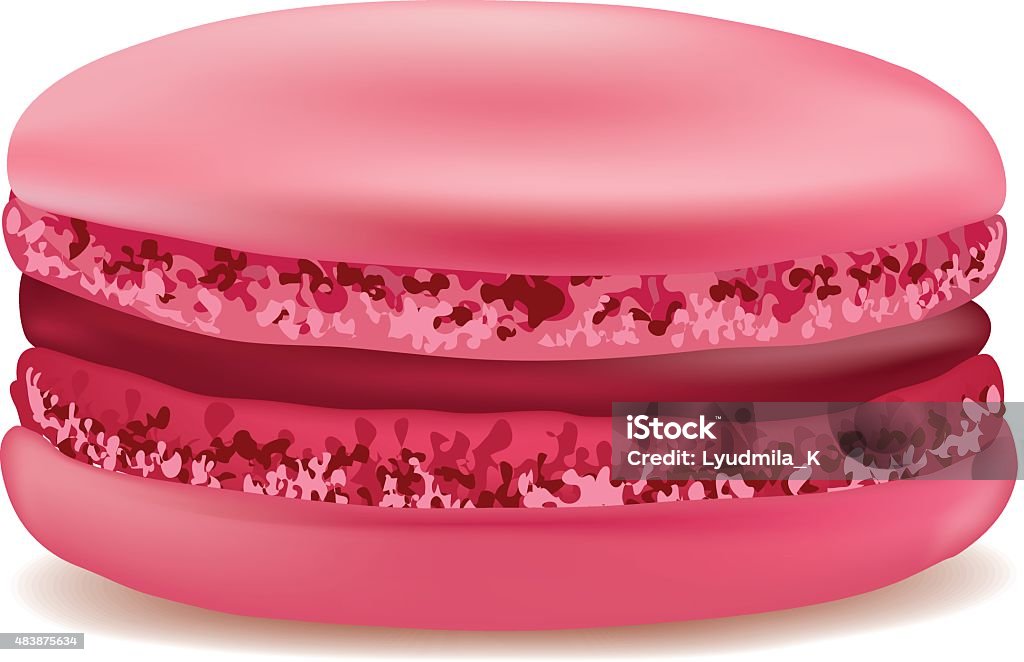 Macaroon Vector File Macaroon On A White Background Vector Object Stock Illustration ...