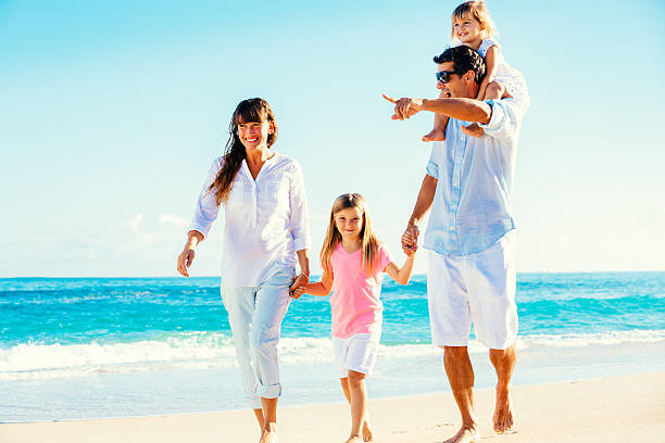 istock Happy Family on the Beach 483875913