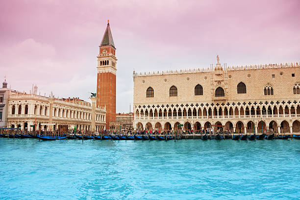 istock Museum Ducale and bell tower in Venice 483876173
