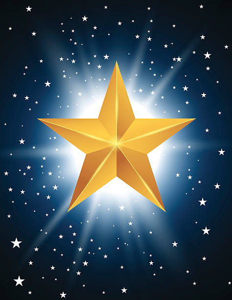 star burst - moon night star star shape stock-grafiken, -clipart, -cartoons und -symbole