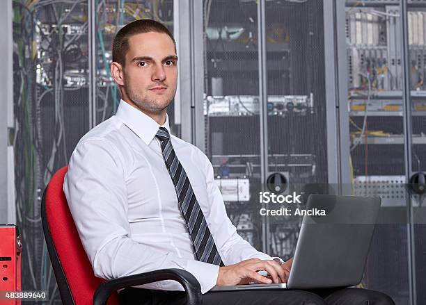 Modern Datacenter Server Room Stock Photo - Download Image Now - 2015, Adult, Backup