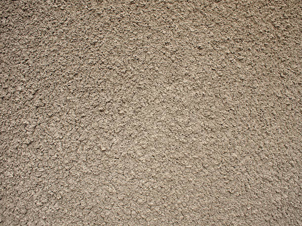 istock Granular surface of the cement beige 483895144