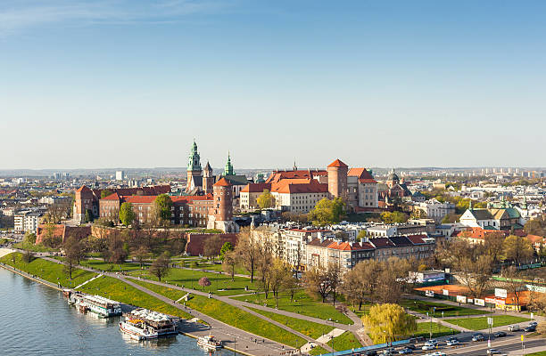 istock Krakow Aerial Panorama, Poland, Europe 483895222