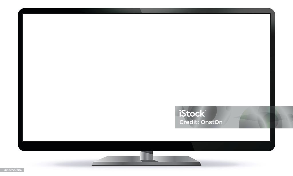 Empty Screen Vector Blank Screen Vector Illustration Stock Illustration - Download Image ...