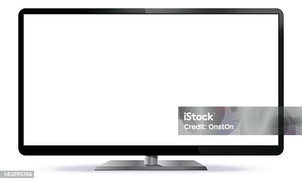 Empty Screen Vector Blank Screen Vector Illustration Stock Illustration - Download Image ...