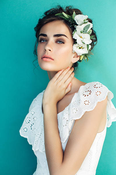 istock Studio shot of young beautiful woman 483902144