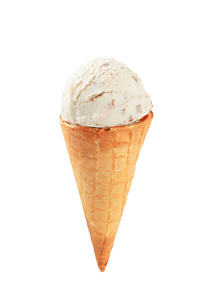 istock Scoop of stracciatella ice cream 483902322