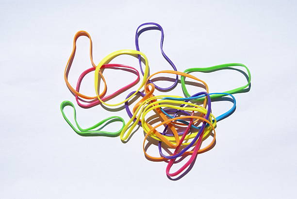 istock colorful stationery elastic rubber bands 483904460