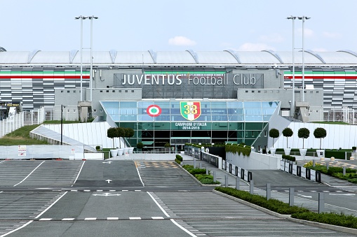 Torino, Italy - July 19, 2015: View of the Juventus stadium.