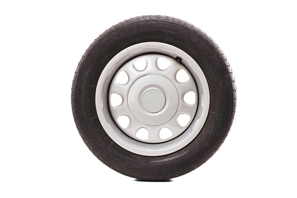istock Studio shot of a car tire 483910158