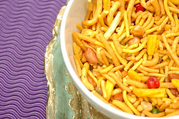 istock Bowl of bombay mix 483911311
